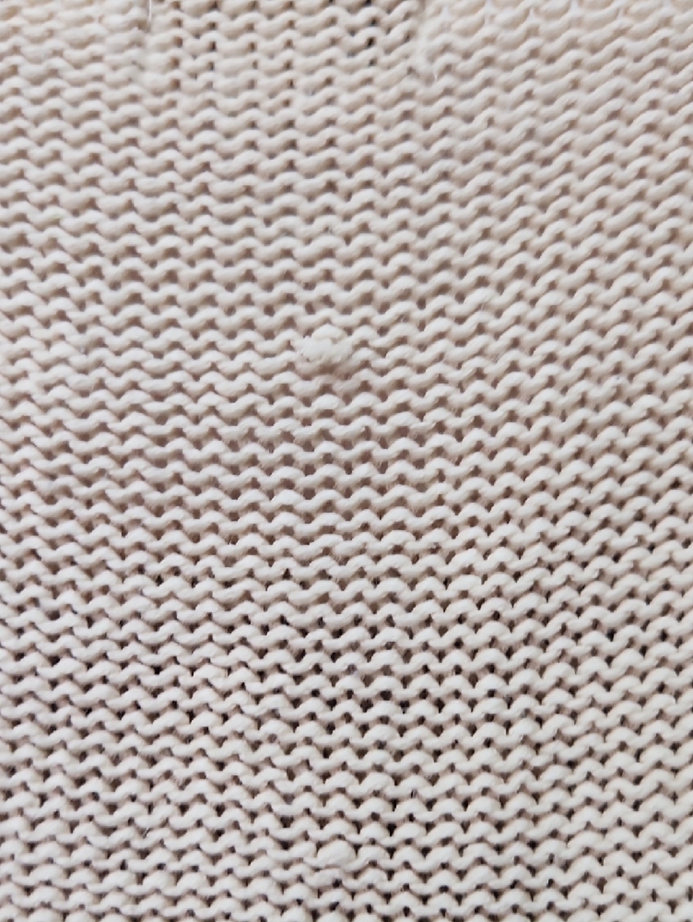 Women’s Two-Tone Scoop Neck Knit Sweater - Cream & Gray - Picture 5 of 5